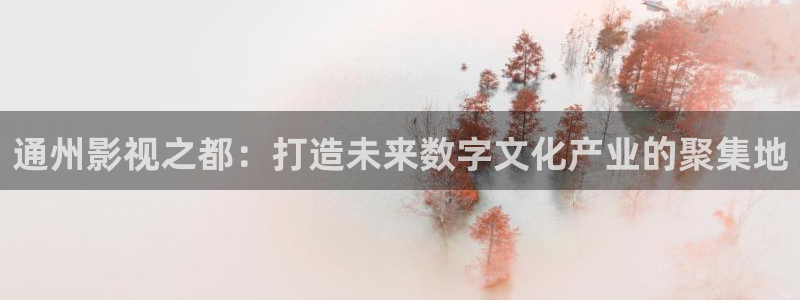蓝莓 视频：通州影视之都：打造未来数字文化产业的聚集地